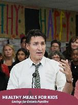 Justin Trudeau Packing School Lunches - Canada