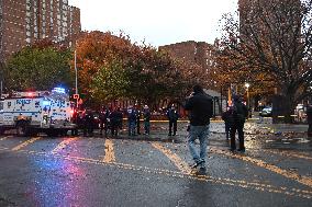 Police Involved Shooting On Lafayette Avenue In Soundview Section Of Bronx New York