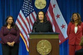 DC: Mayor Bowser hold a Kwelli Sneed appointement press conference