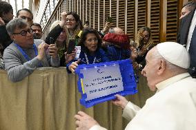 Pope Francis Audiences - Vatican