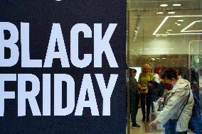 Stores Prepare For Black Friday Sales In Athens, Greece