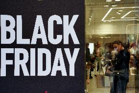 Stores Prepare For Black Friday Sales In Athens, Greece