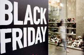 Stores Prepare For Black Friday Sales In Athens, Greece