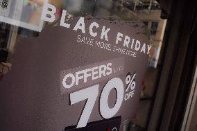 Stores Prepare For Black Friday Sales In Athens, Greece