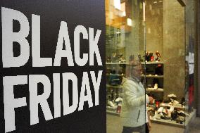 Stores Prepare For Black Friday Sales In Athens, Greece