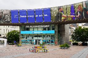 European Parliament, Brussels. Democracy And Solidarity On Display