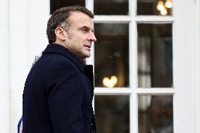 Emmanuel Macron at the ceremony of the 80th anniversary of the Liberation of Strasbourg