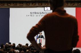 Emmanuel Macron Marks the 80th Anniversary of Strasbourg's Liberation