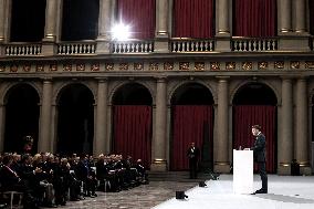 Emmanuel Macron Marks the 80th Anniversary of Strasbourg's Liberation