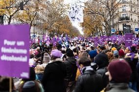 Protest to Condemn Violence Against Women - Paris