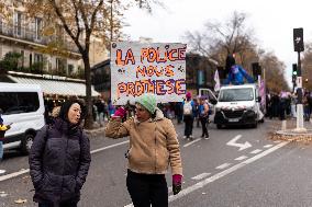 Protest to Condemn Violence Against Women - Paris