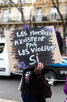 Protest to Condemn Violence Against Women - Paris