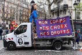 Protest to Condemn Violence Against Women - Paris