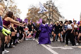 Protest to Condemn Violence Against Women - Paris