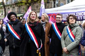 Protest to Condemn Violence Against Women - Paris