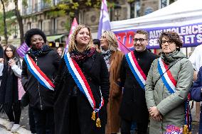 Protest to Condemn Violence Against Women - Paris