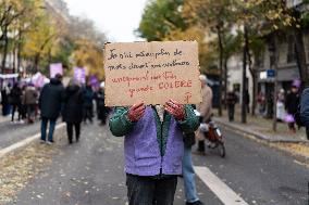 Protest to Condemn Violence Against Women - Paris