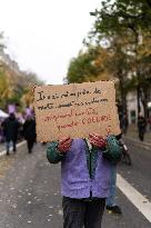 Protest to Condemn Violence Against Women - Paris