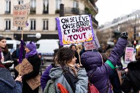 Protest to Condemn Violence Against Women - Paris