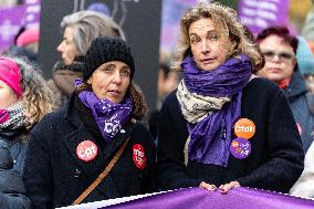 Protest to Condemn Violence Against Women - Paris