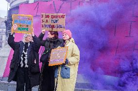 Protest to Condemn Violence Against Women - Paris