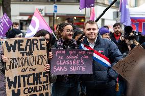 Protest to Condemn Violence Against Women - Paris