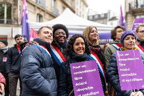 Protest to Condemn Violence Against Women - Paris