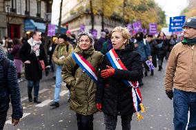 Protest to Condemn Violence Against Women - Paris