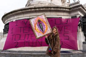 Protest to Condemn Violence Against Women - Paris