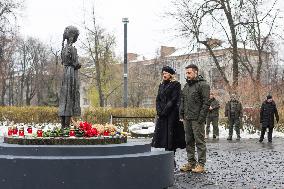 President Zelensky Honored the Memory of Holodomor Victims in Ukraine