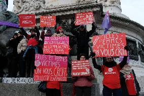 Protest to Condemn Violence Against Women - Paris