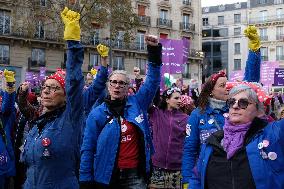 Protest to Condemn Violence Against Women - Paris