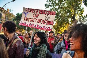 'Non Una Di Meno' Protest Against Gender Based Violence