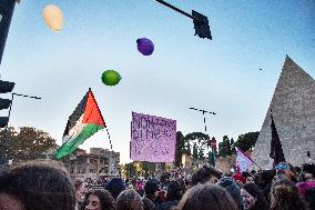 'Non Una Di Meno' Protest Against Gender Based Violence