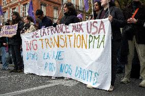 Toulouse: Protest Against Gender Violences And Feminicides