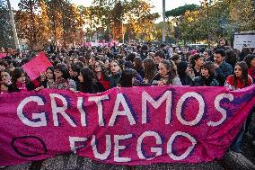 'Non Una Di Meno' Protest Against Gender Based Violence