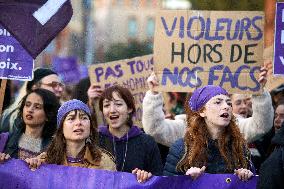 Toulouse: Protest Against Gender Violences And Feminicides