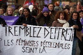 Toulouse: Protest Against Gender Violences And Feminicides