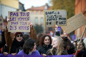 Toulouse: Protest Against Gender Violences And Feminicides