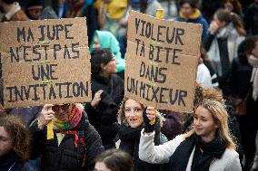 Toulouse: Protest Against Gender Violences And Feminicides