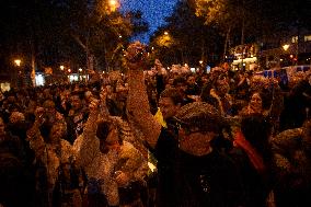 Protest Against Raising Rents And The Right To Housing In Barcelona