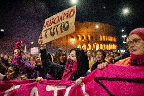 'Non Una Di Meno' Protest Against Gender Based Violence