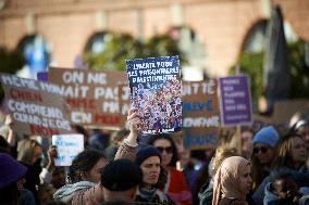 Toulouse: Protest Against Gender Violences And Feminicides