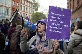 Toulouse: Protest Against Gender Violences And Feminicides