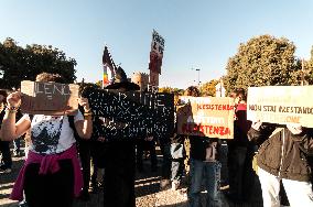 Women In Rome Gather Ahead International Day For Elimination Of Violence Against Women