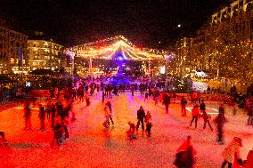 Christmas Market In Duesseldorf