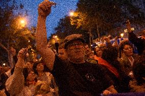 Protest Against Raising Rents And The Right To Housing In Barcelona