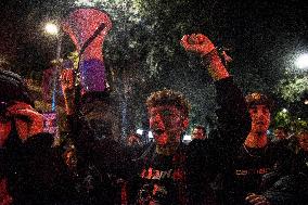 Protest Against Raising Rents And The Right To Housing In Barcelona