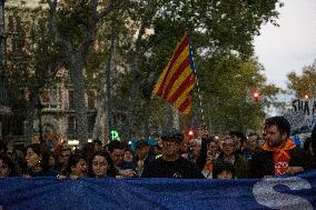 Protest Against Raising Rents And The Right To Housing In Barcelona