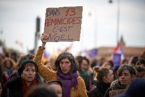 Toulouse: Protest Against Gender Violences And Feminicides